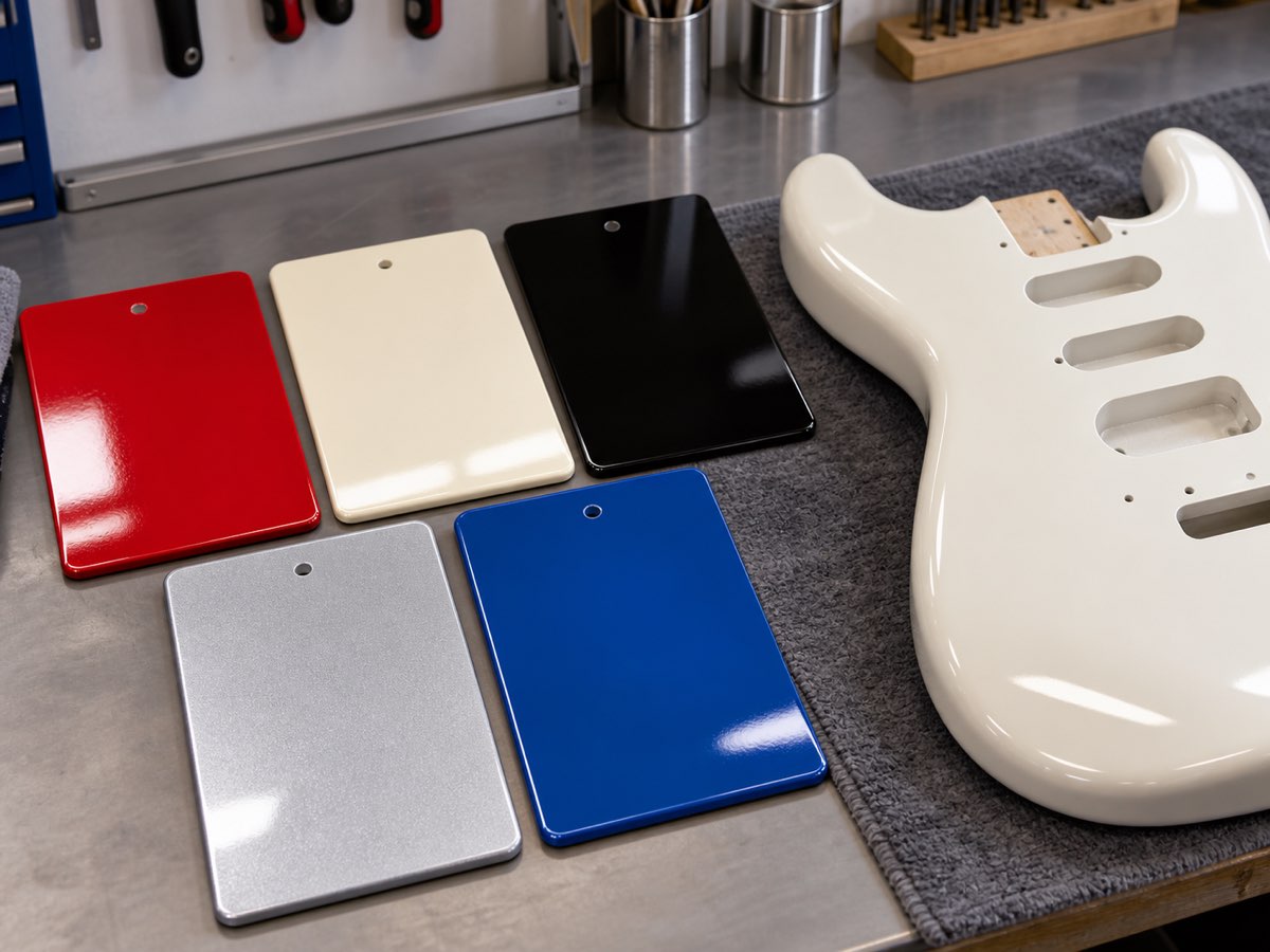 bảng màu custom sơn guitar điện