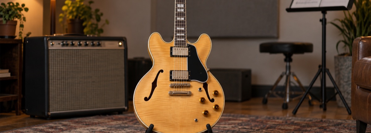 Semi-hollow guitar điện cho jazz và blues